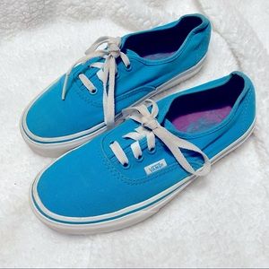 Blue Vans size 7.5